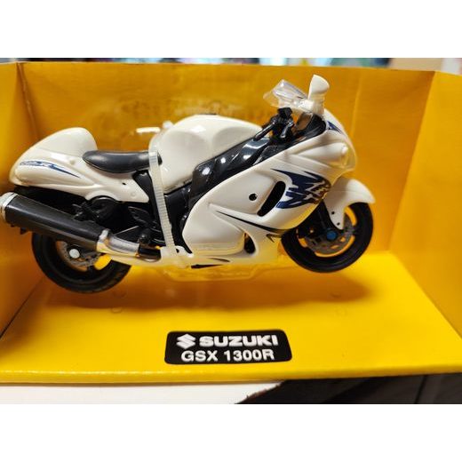 NEWRAY SUZUKI GSX 1300R WHITE 1:18