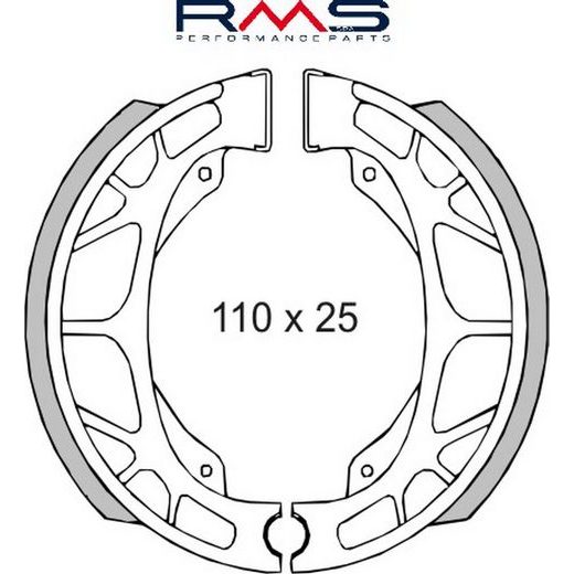 BRZDOVÉ ČELISTI RMS 225120090 ZADNÍ