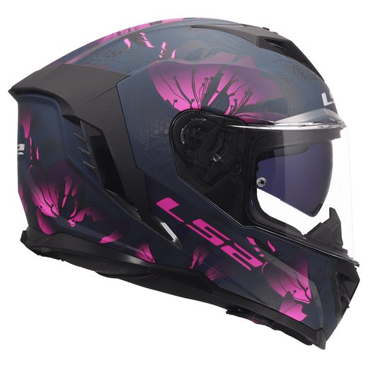 LS2 HELMETS LS2 FF818 STORM III BURST BLACK PINK