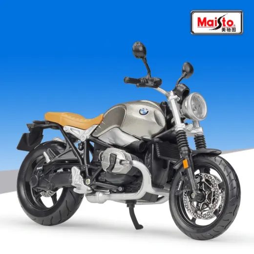 MAISTO BMW R NINET SCRAMBLER SILVER 1:12