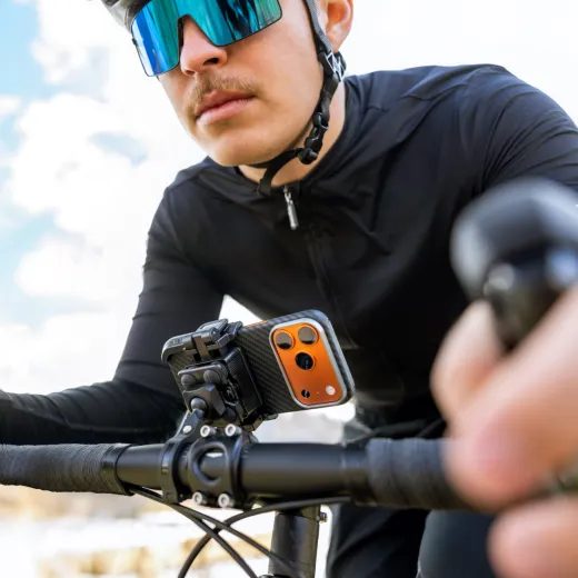FIXED DRŽÁK MOBILNÍHO TELEFONU NA MOTORKU A KOLO BIKEE ANTI-SHOCK S ANTIVIBRAČNÍM MODULEM
