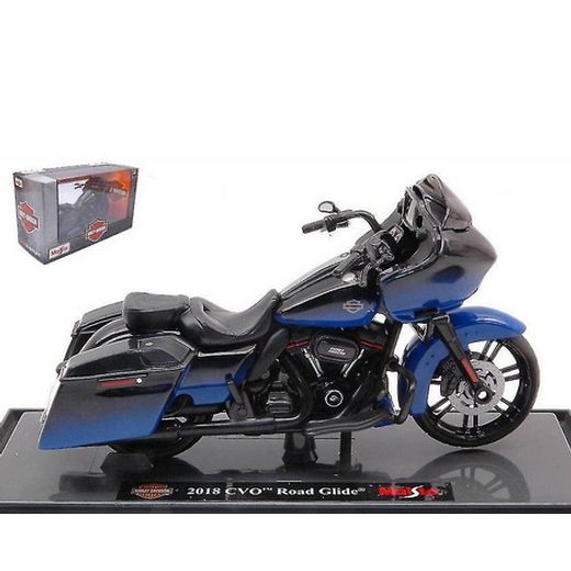 MAISTO HARLEY-DAVIDSON 2018 CVO ROAD GLIDE 1:18 BLUE