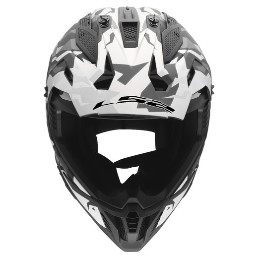 LS2 HELMETS LS2 MX708 FAST II GROTESK BLACK GREY-06