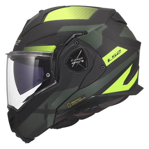LS2 HELMETS LS2 FF901 ADVANT X NOVA MATT BLACK H-V YELLOW-06