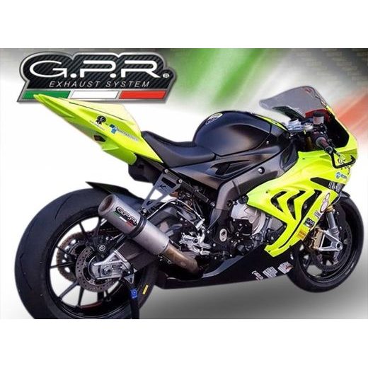 VÝFUK KOMPLETNÍ GPR M3 CO.K.198.RACEDB.M3.BT BRUSHED TITANIUM ZAHRNUJE ODNÍMATELNÝ DB KILLER A SVODIČ JISKER