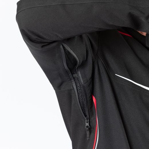 SPORTOVNÍ BUNDA IXS TS-PRO-ST-PLUS X55060 ČERNO-ČERVENO-BÍLÁ 2XL