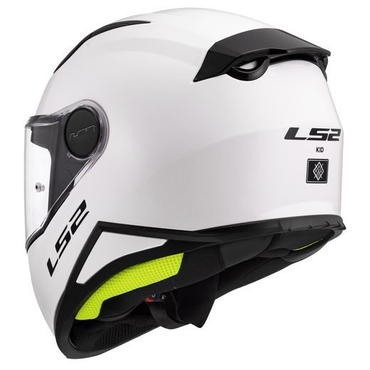 LS2 HELMETS LS2 FF812 KID SOLID WHITE