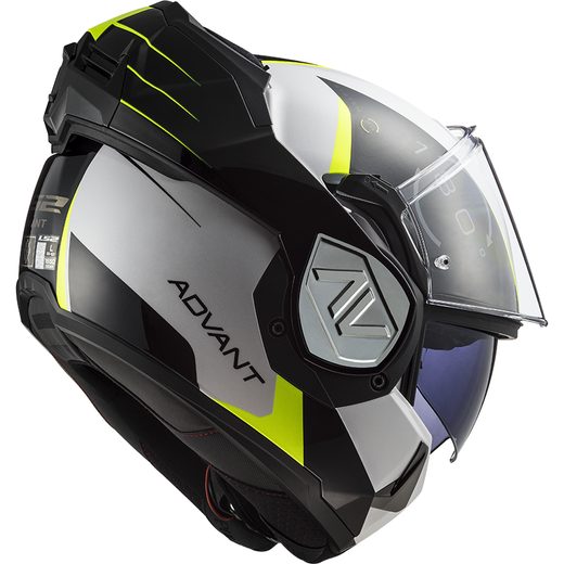 LS2 HELMETS LS2 FF906 ADVANT CODEX WHITE BLACK-06