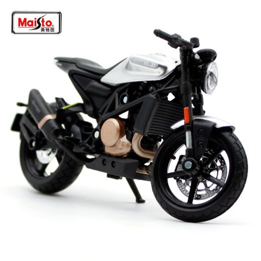 MAISTO HUSQVARNA VITPILEN 701 SILVER/BLACK 1:18