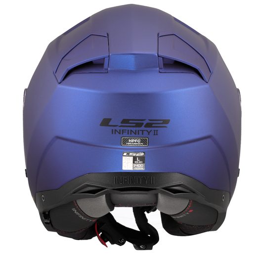 LS2 HELMETS LS2 OF603 INFINITY II SOLID NAVY BLUE-06
