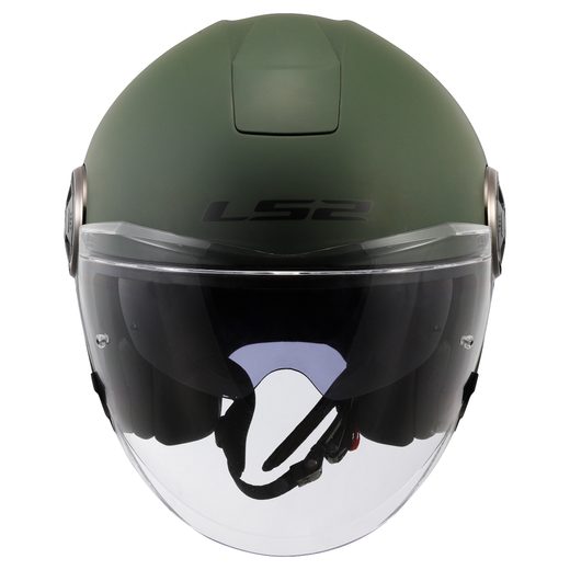 LS2 HELMETS LS2 OF620 CLASSY SOLID MATT MILITARY GREEN-06