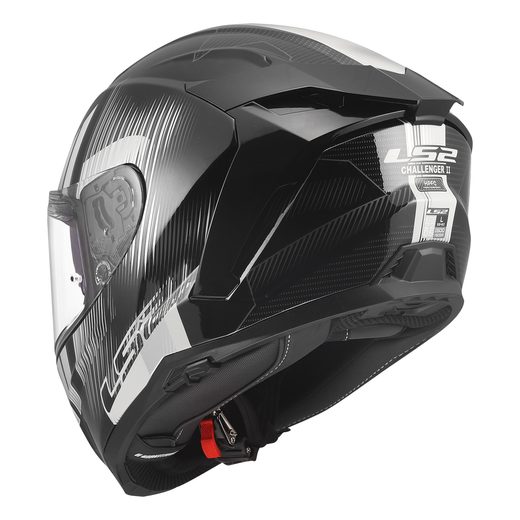 LS2 HELMETS LS2 FF817 CHALLENGER II NITRO BLACK GREY