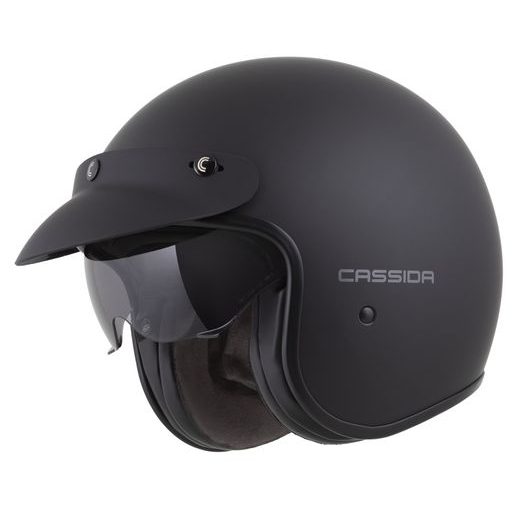 CASSIDA PŘILBA OXYGEN 2.0 SOLID BLACK MATT/DARKGRAY