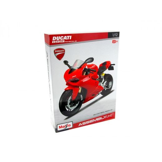 MAISTO DUCATI 1199 PANIGALE (ASSEMBLY LINE) RED 1:12