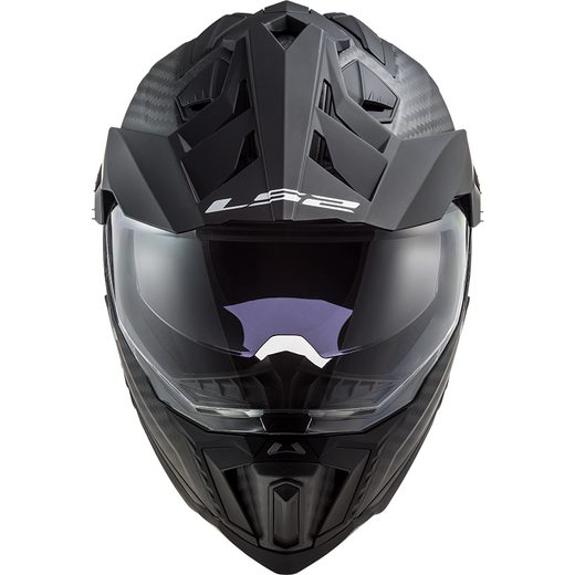 LS2 HELMETS LS2 MX701 EXPLORER C SOLID MATT CARBON