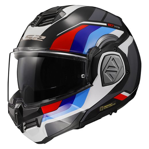 LS2 HELMETS LS2 FF906 ADVANT SPORT GL.BLACK BLUE RED-06