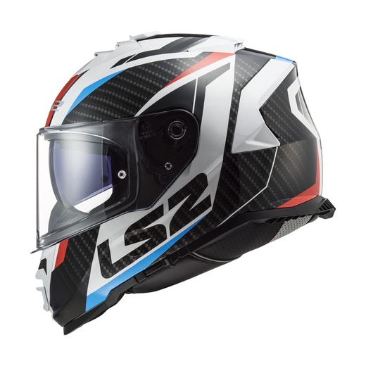 LS2 HELMETS LS2 FF800 STORM II RACER RED BLUE-06