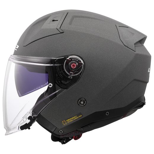 LS2 HELMETS LS2 OF603 INFINITY II SOLID CONCRETE-06