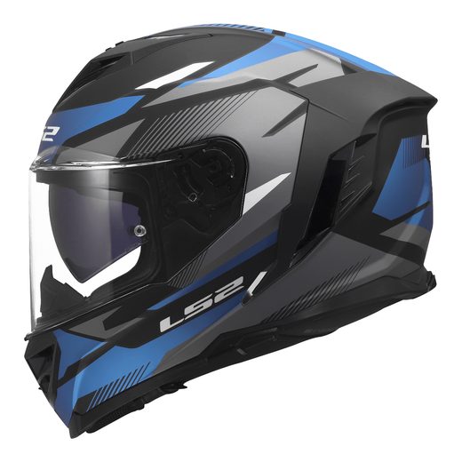 LS2 HELMETS LS2 FF818 STORM III KOMAI BLACK BLUE