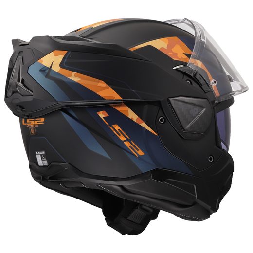 LS2 HELMETS LS2 FF910 ADVANT II GLIDE BLACK ORANGE