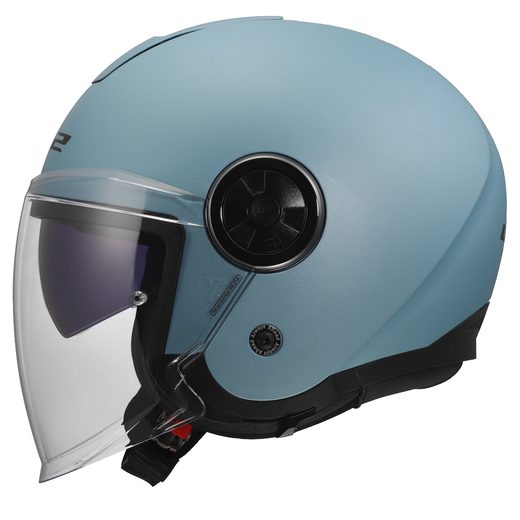 LS2 HELMETS LS2 OF620 CLASSY SOLID PEARL BLUE-06