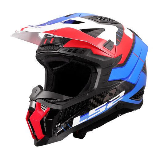 LS2 HELMETS LS2 MX703 X-FORCE GALUO WHITE RED BLUE-06