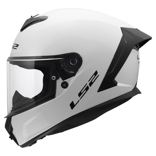 LS2 HELMETS LS2 FF820 RAPID III SOLID GLOSS WHITE