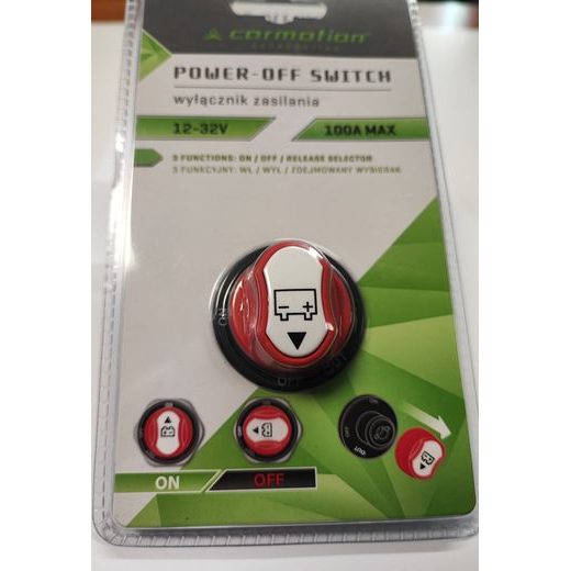 CARMOTION ODPOJOVAČ BATERIE 12V-32V MAX 100A