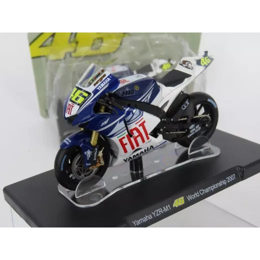 MAISTO YAHAMA YZR-M1 WORLD CHAMPIONSHIP 2007 - VALENTINO ROSSI 46 1:18