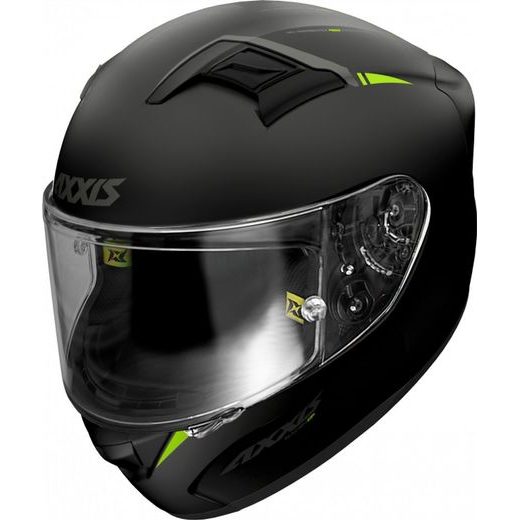 AXXIS PŘILBA GP RACER SV FIBER SOLID FLUO YELLOW/BLACK