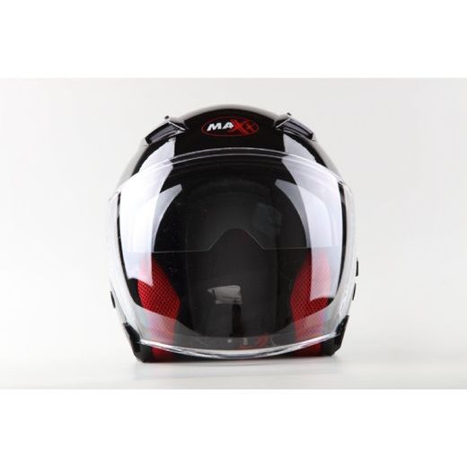 MAXX PŘILBA OF 868 SHINY BLACK - EXTRA VELKÁ