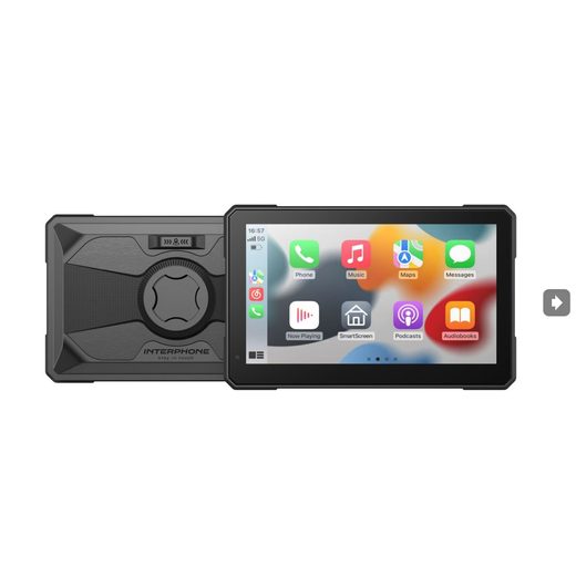 INTERPHONE DISPLAY SYNC70 ESSENTIAL - APPLE CARPLAY A ANDROID AUTO PRO MOTOCYKLY