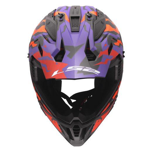 LS2 HELMETS LS2 MX708 FAST II GROTESK PURPLE ORANGE-06
