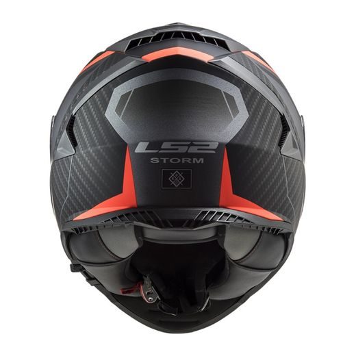 LS2 PŘILBA FF800 STORM RACER TITANIUM/FLUO ORANGE