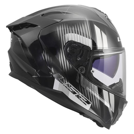 LS2 HELMETS LS2 FF817 CHALLENGER II NITRO BLACK GREY