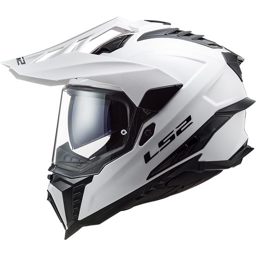 LS2 HELMETS LS2 MX701 EXPLORER SOLID WHITE