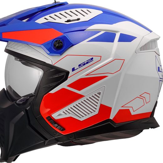 LS2 HELMETS LS2 OF606 DRIFTER TREK WHITE BLUE RED-06