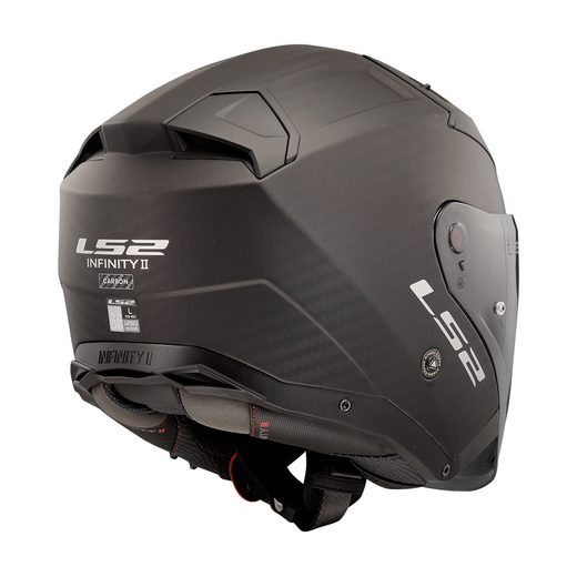 LS2 HELMETS LS2 OF603 INFINITY II MATT CARBON-06