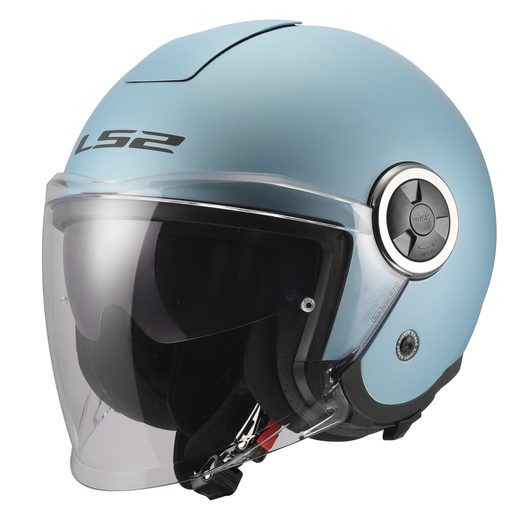 LS2 HELMETS LS2 OF620 CLASSY SOLID PEARL BLUE-06