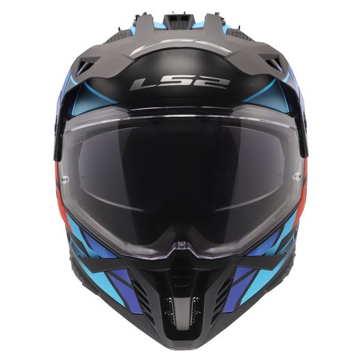 LS2 HELMETS LS2 MX702 PIONEER II BLOCK BLACK RED BLUE-06