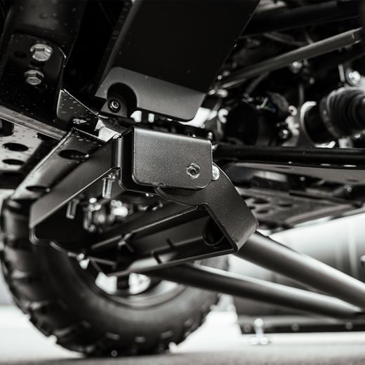 SHARK ACCESSORIES SHARK SNOW PLOW 59" STEEL BLACK (150 CM) WITH QUICK ADAPTER