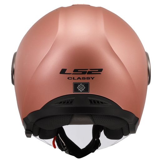 LS2 HELMETS LS2 OF620 CLASSY SOLID MATT GOLD PINK-06