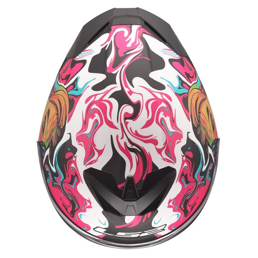 LS2 HELMETS LS2 FF820 RAPID III CYBERG PURPLE CYAN