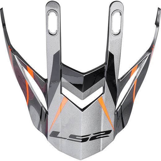 LS2 HELMETS LS2 MX436 EVO PEAK KNIGHT TITANIUM ORANGE