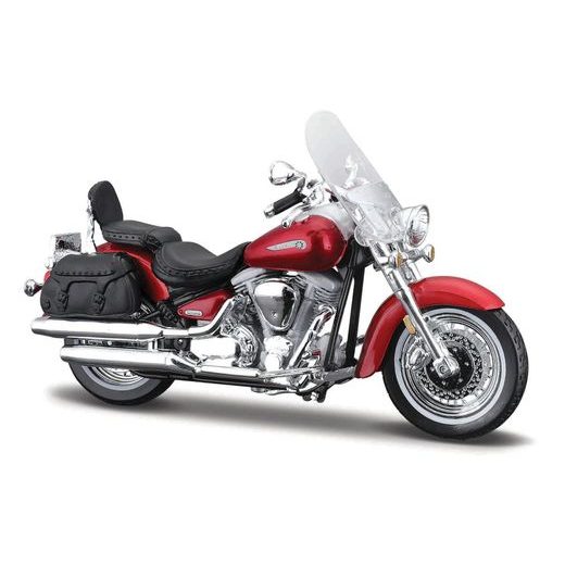 MAISTO YAMAHA ROAD STAR SILVERADO 2001 RED 1:18