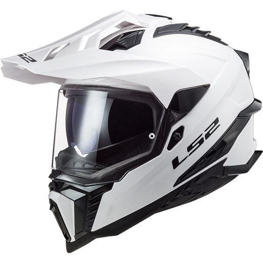 LS2 HELMETS LS2 MX701 EXPLORER SOLID WHITE-06