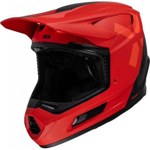 INTEGRÁLNÍ HELMA IXS TRIGGER MX 1.0 GRAPHIC MIPS X1-530206 MATNĚ ČERVENO-ČERNÉ XS