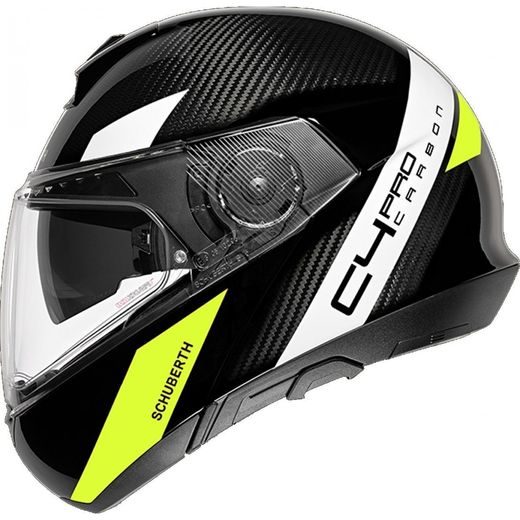 SCHUBERTH PŘILBA C4 PRO CARBON AVIO 3K YELLOW