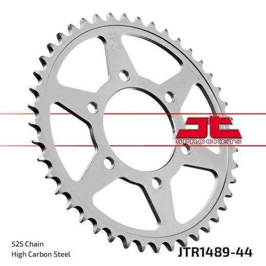 ŘETĚZOVÁ SADA EK - STŘÍBRNÝ ŘETĚZ 525 SRX, X-KROUŽEK, KOLEČKO JT POGUMOVANÉ, ROZETA JT PRO KAWASAKI Z 900 RS / RS SE 2023-2024