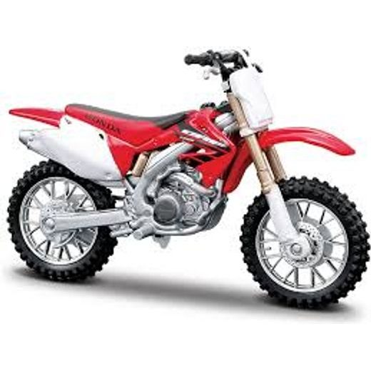 BBURAGO HONDA CRF 450R REF/WHITE/BLACK 1:18